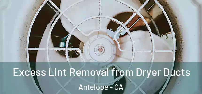 Excess Lint Removal from Dryer Ducts Antelope - CA